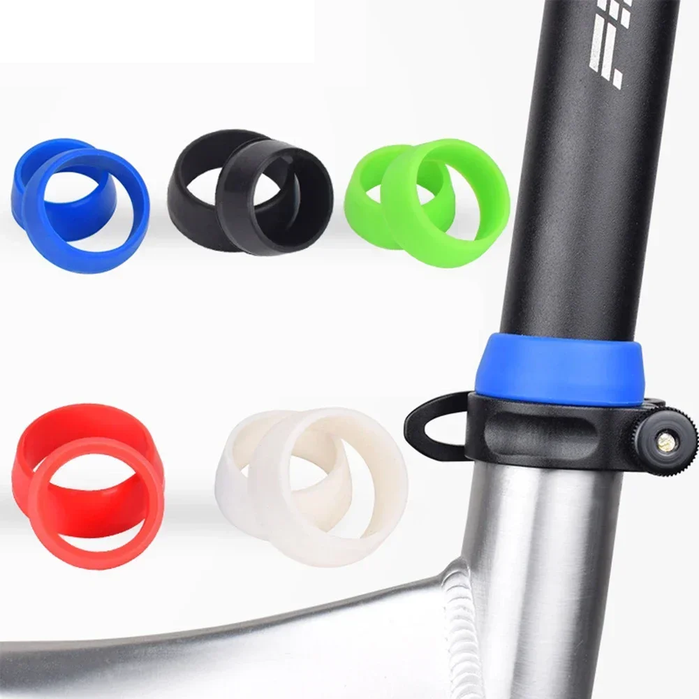 Bicycle Seat Post  Rubber Ring Silica Gel Waterproof Dust Cover Elasticity Ring MTB-Road Bike Seatpost Protective Case