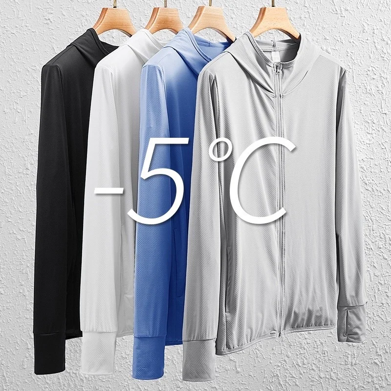 Long-Sleeved Sunscreen Clothing For Men And Women, Quick-Drying, Breathable, Anti-Ultraviolet Knitted Skin Clothing For Women