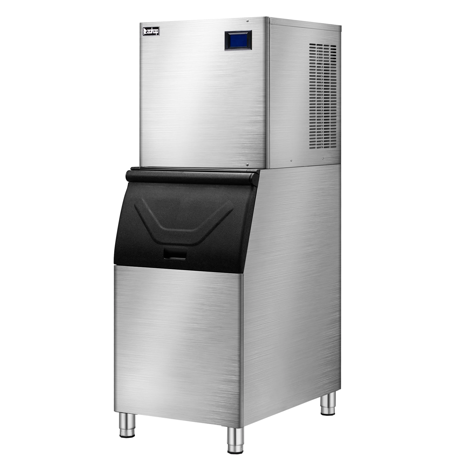 

Commercial Ice Maker Machine, 550lbs/24H Production, 265lbs Storage Bin, Industrial Ice Machine, Stainless Steel Ice Maker