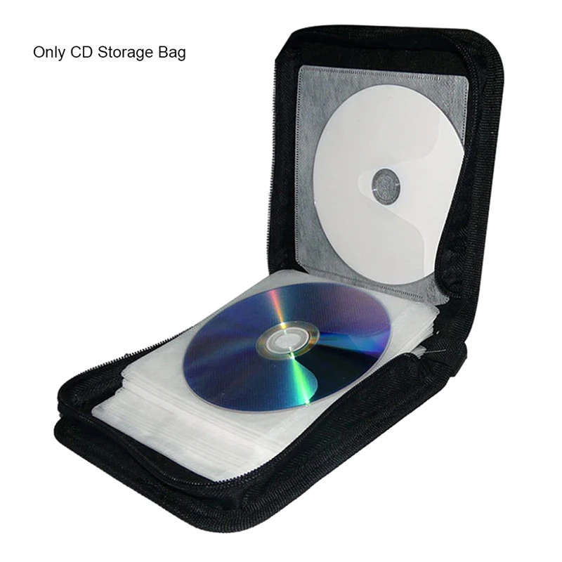 Disc Pack DVD Disc Pack 40 Disc CD Storage Bag Case Double-side Hard Album Home DVD Organizer Box