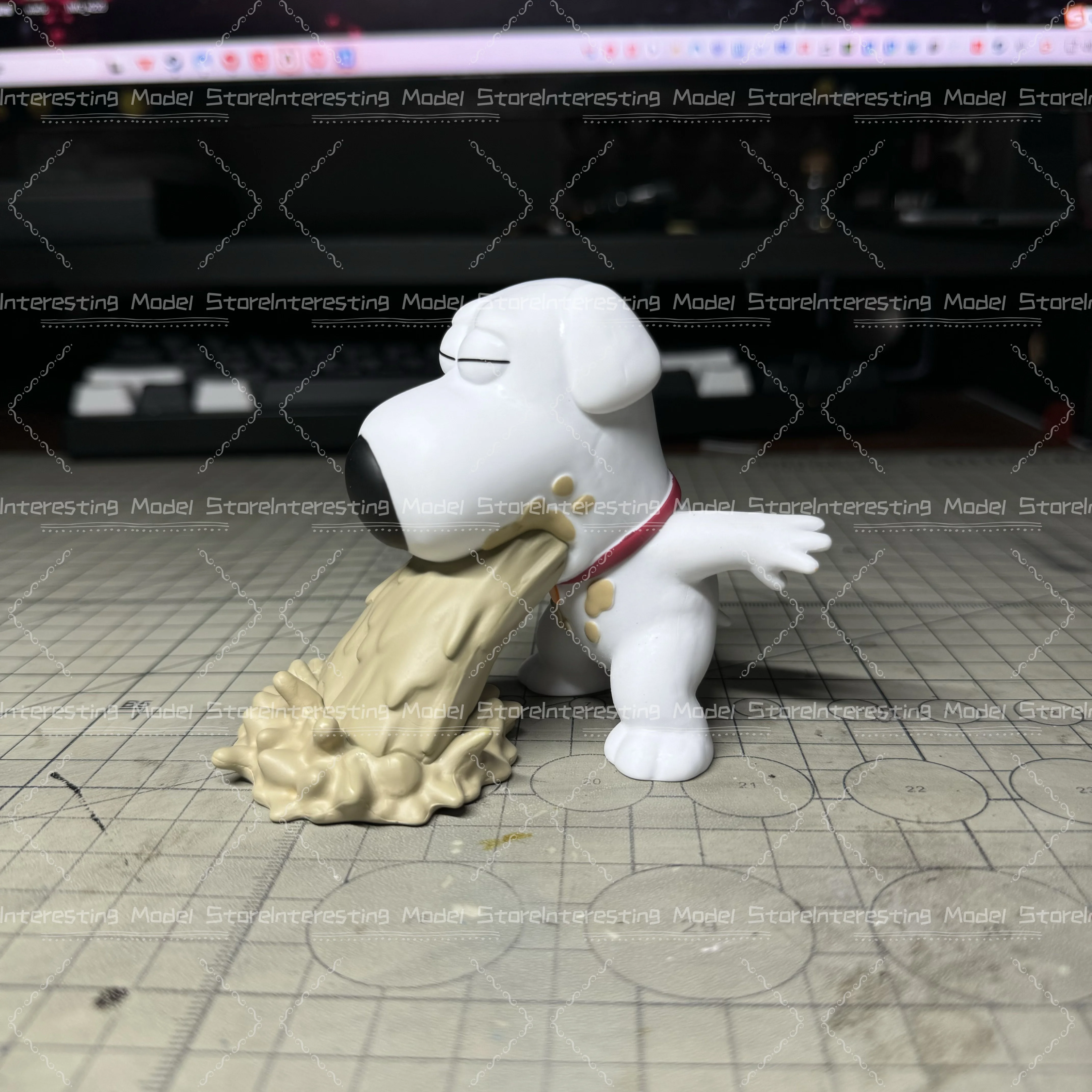 8 см ПВХ Youtooz Family Guy Puking Brian Stewie Griffin, экшн-фигурка, модель, украшения, гаражный комплект, украшение, кукла, игрушки, подарок 8 см ПВХ Youtooz Family Guy Puking Brian Stewie Griffin, экшн-фигурка, модель, украшения, гаражный комплект, украшение, кукла, игрушки, подарок