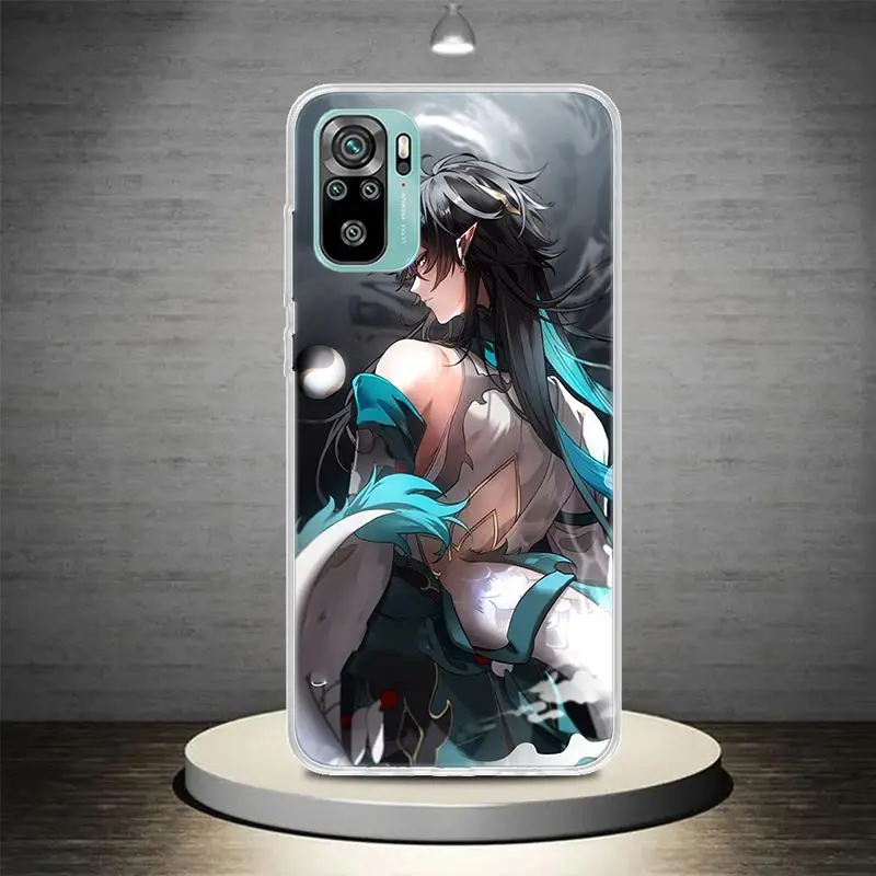 Honkai Star Rail Dan Heng Phone Case Coque For Xiaomi Redmi Note 13 12S 12 11 11S 11T 11E 10 Pro Plus 10S 9 9S 9T 8 8T Global 7