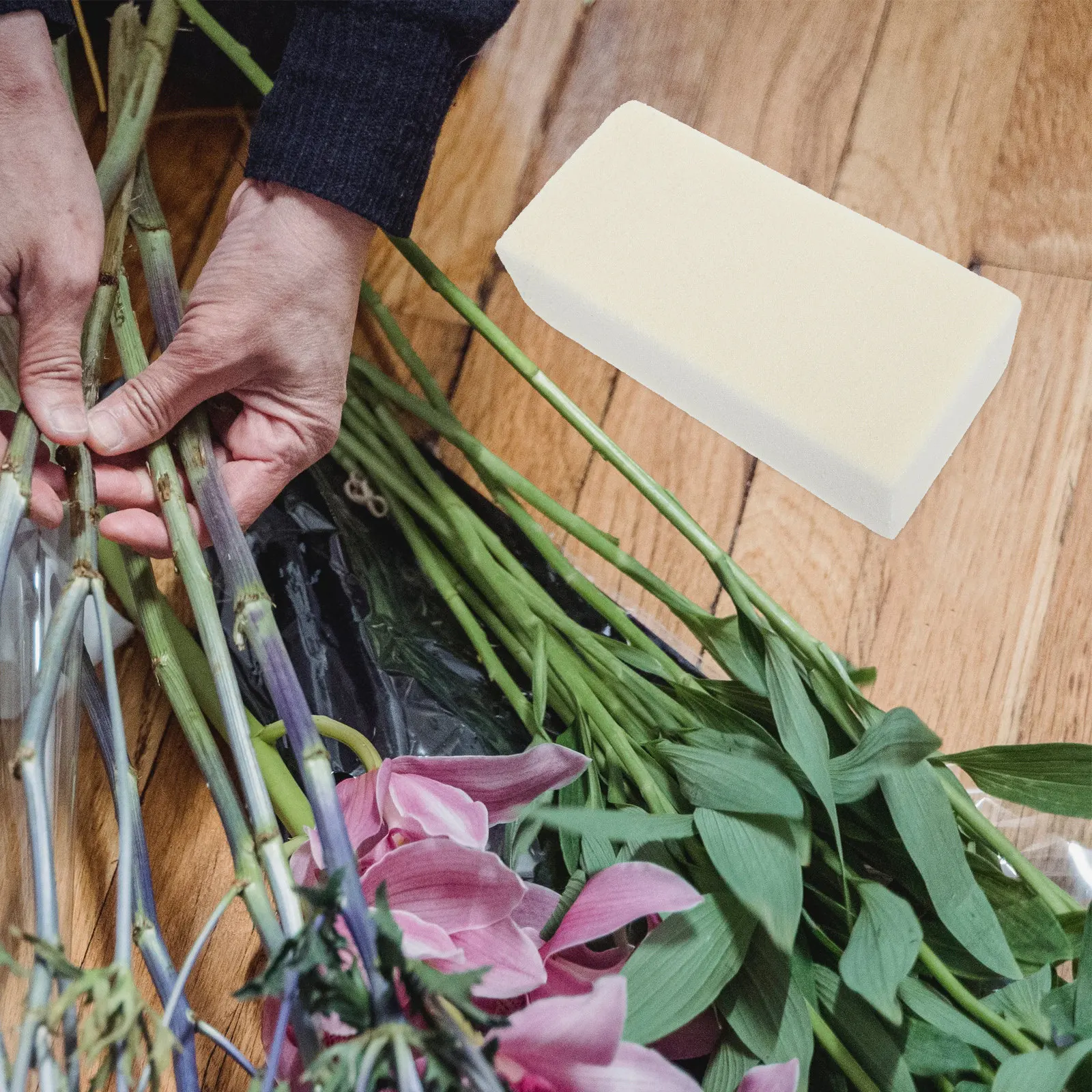 

5 Pcs Pumice Floral Foams Decor Block Absorbent Flower Mud Base Arrangement Supplies