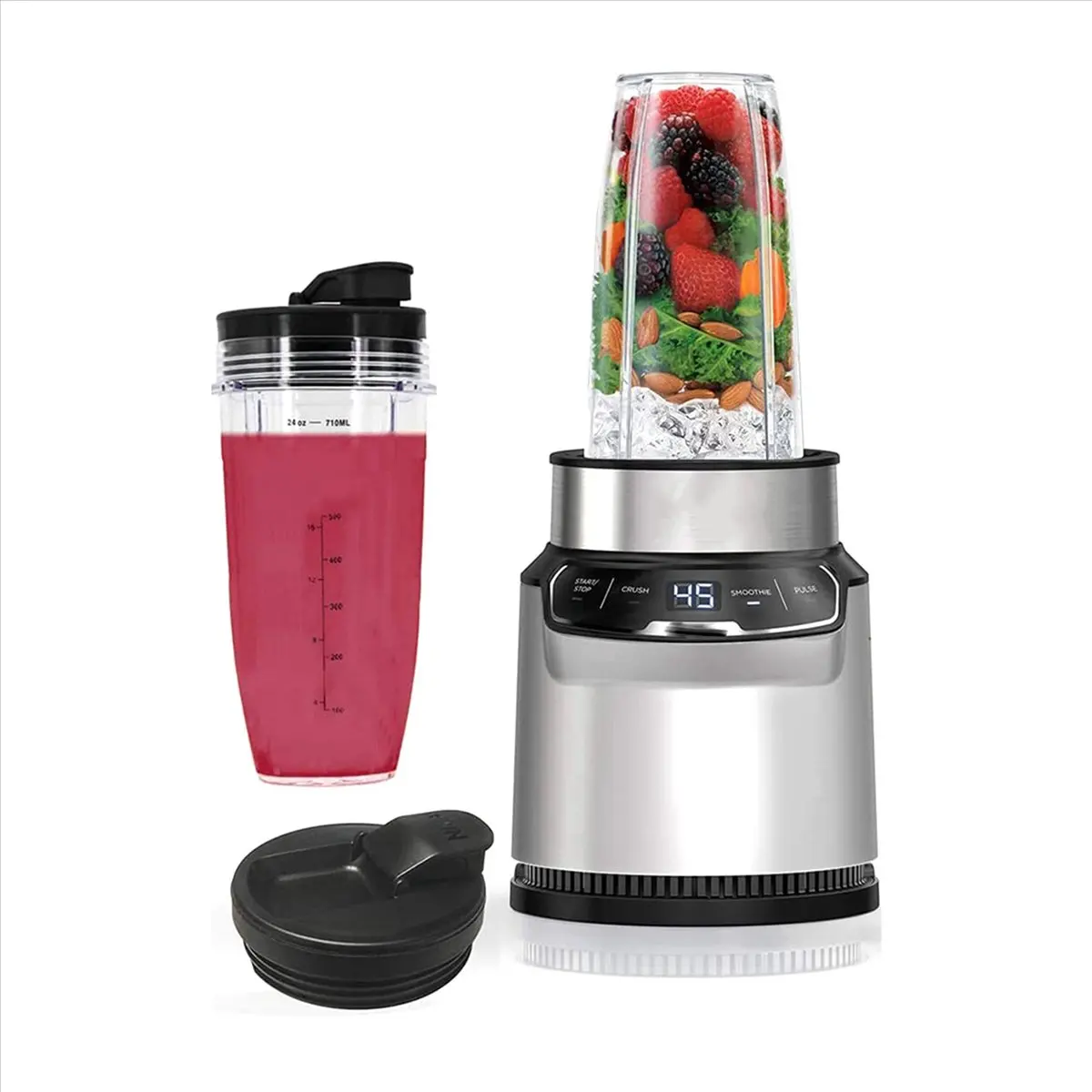 2 vasos de repuesto de 24 onzas compatibles con las licuadoras Ninja Nutri BN401, BN701, SS101, BN400, BN800, BN801