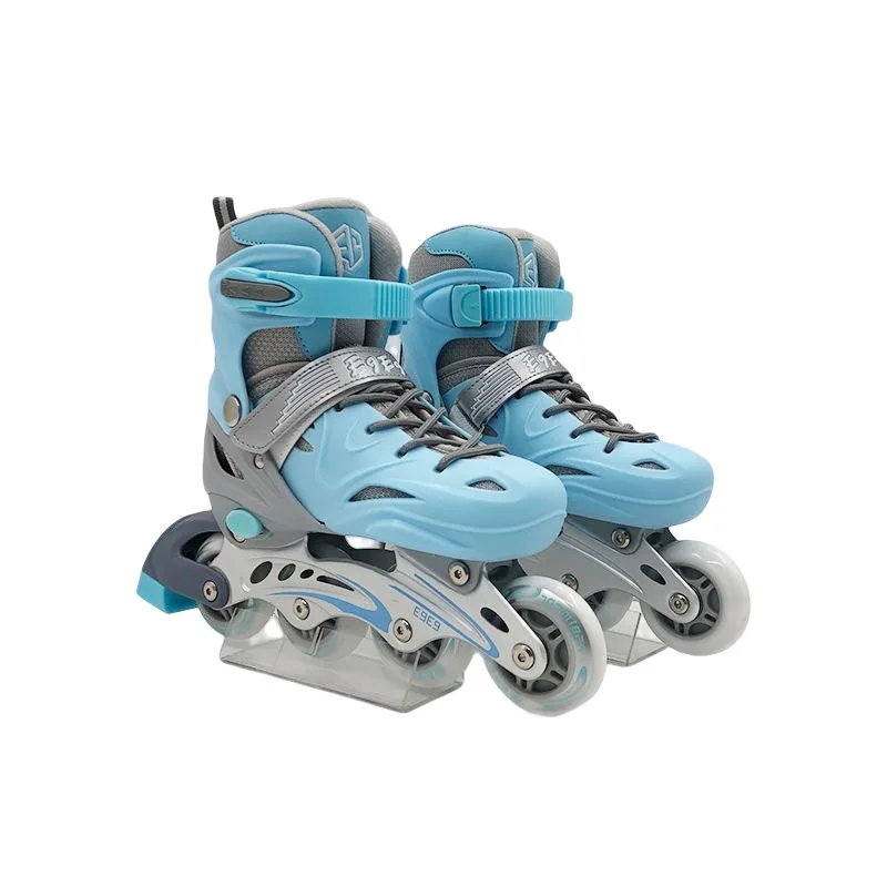 Adjustable Inline Roller Skates Outdoor Sliding Sneakers 4 Wheels Shoes Professional Kids Adult Men Women Racing Speed Skating