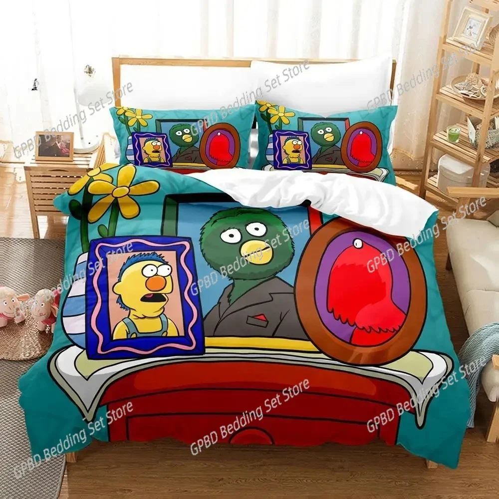 3d Print Anime Don't Hug Me I'm Scared Comfortable Duvet Cover Pillowcase Bedding Set Children Bedroom Decoration Home Textile