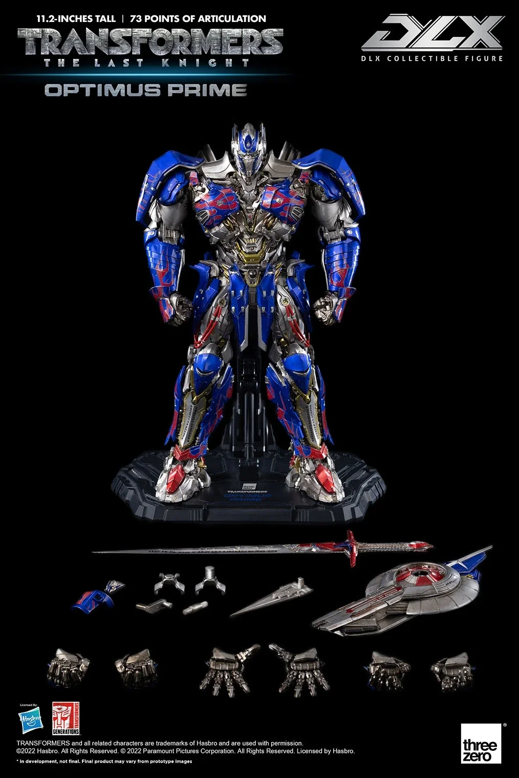 Auf Lager three zero dlx Transformatoren 5 optimus prime neues Original modell Anime Figur Modell Spielzeug Jungen Action Collection Puppe PVC