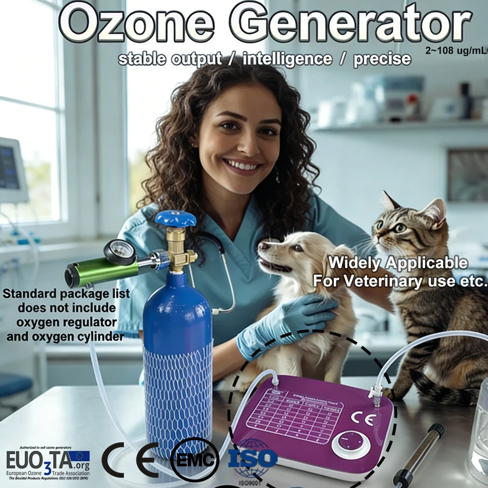 High Efficiency Ozone Therapy Generator Medical Grade O3 Machine Professional Clinic Home Blood Treatment Equipment Purifier