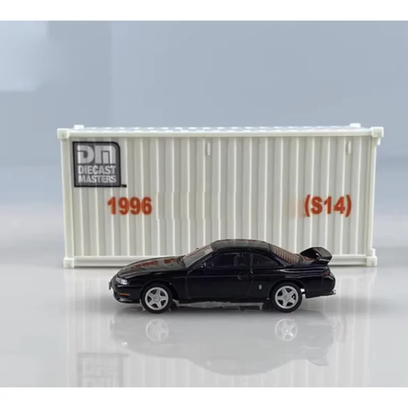 DM Container Diecast escala 1/64 S14, modelo de coche japonés, coche deportivo, modelo de coche de aleación, exhibición de colección, exhibición de regalo para niños