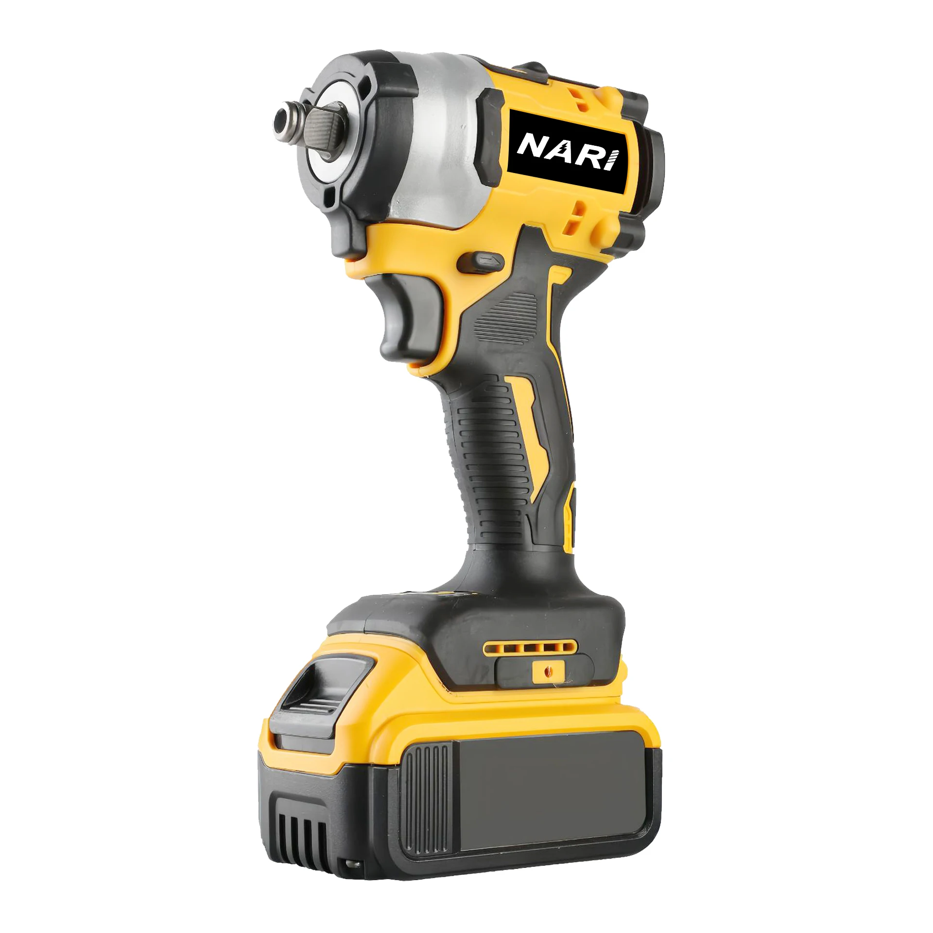 

20V 1/2" Industrial Cordless Impact Wrench Dual Use Shaft Compatible for Batteries 320N.m Max Brushless Motor Power Wren