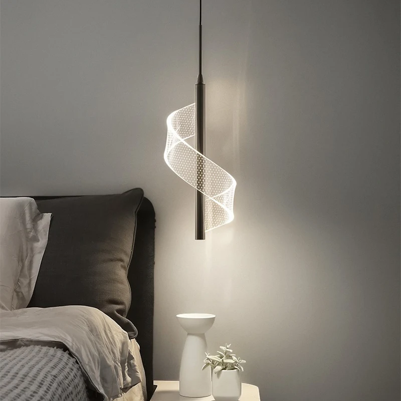 Modern LED Pendant Lights Hanging Lamp Indoor Lighting For Home Bedside Living Room Decoration Dining Tables Aisle Pendant Light