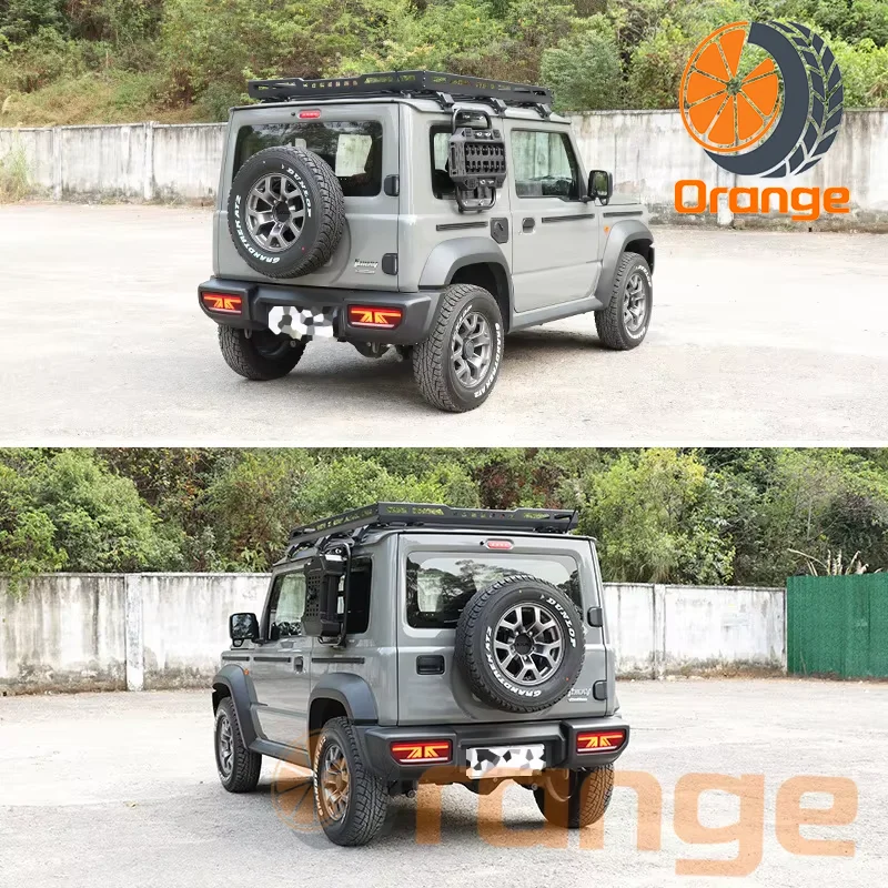 For Jimny 2019-2025 LED Tail Light Assembly Accessories, 3 Door 5 Door Universal, Modified Rear Reversing Turn Signal Brake Lamp