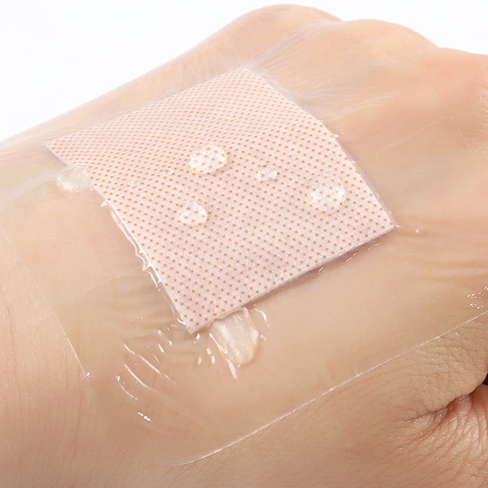 10 قطعة/المجموعة 10x10 سنتيمتر للماء التصحيح شفافة لاصقة الضمادات تضميد الجروح الشريط الإسعافات الأولية بقع الطوارئ #4