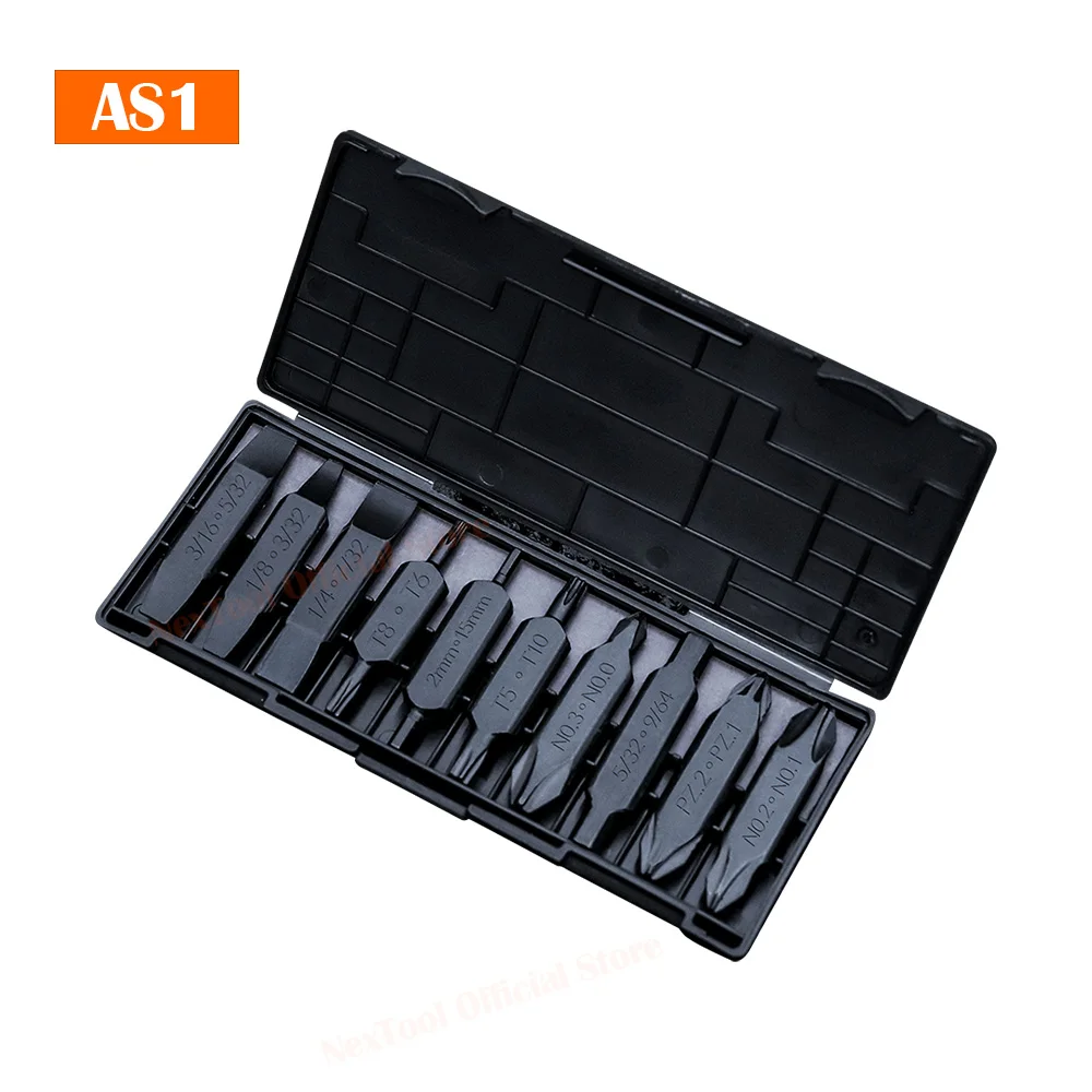 NexTool Bit Kit Set AS2 Schroevendraaierbitset voor NexTool Pocket Tools E1 Vlaggenschip Kapitein Handgereedschap Multitool Outdoor Reparaties