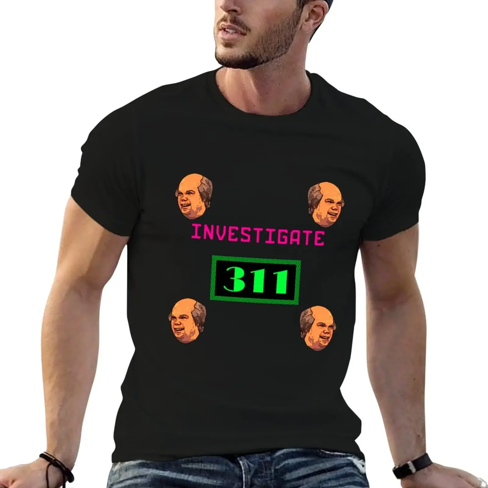 Investigate 311 T-Shirt man clothes shirts graphic tees hippie clothes mens t shirt graphic