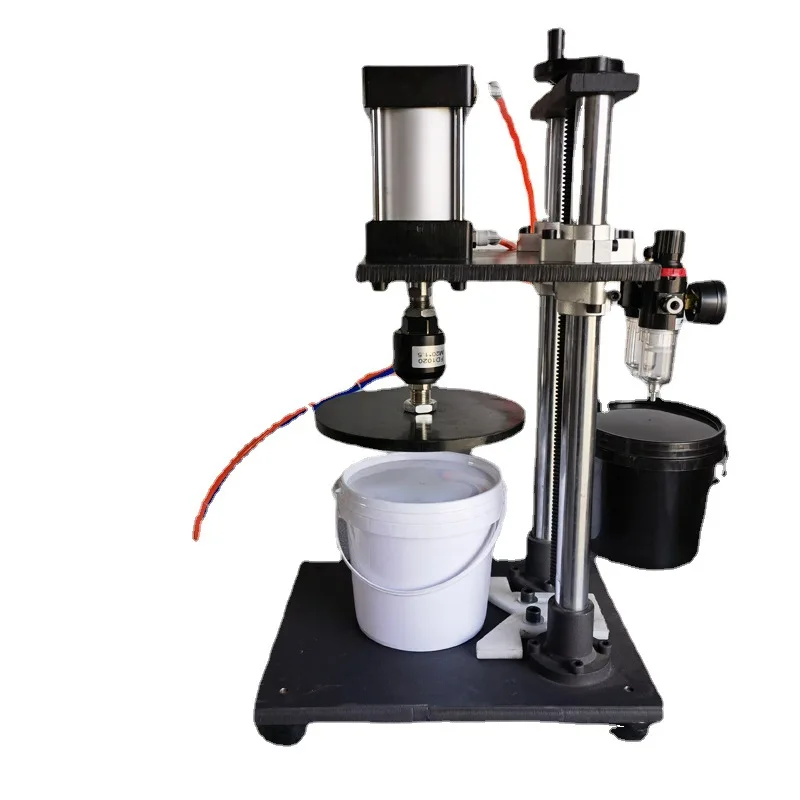 

Small Plastic Barrel Capping Machine Paint Barrel Capper Food Barrel Sealer Pneumatic Sealing Machine
