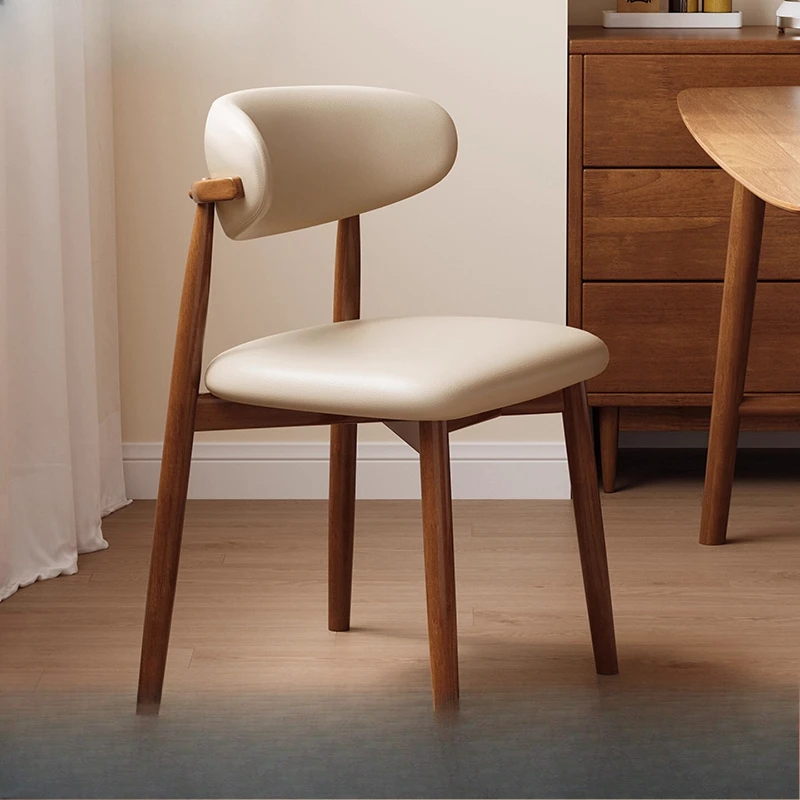 

Modern Faux Leather Dining Chairs Metal Restaurant Kitchen Portable Dining Chairs High Luxury Eetkamerstoel Home Furniture