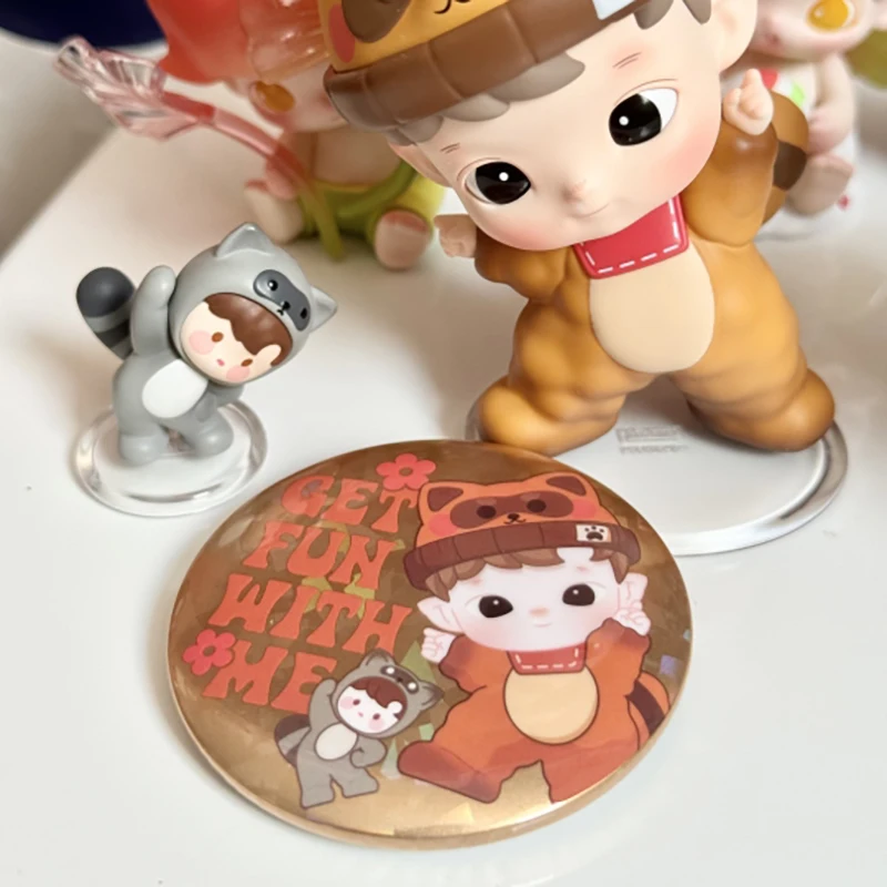 

HACIPUPU Adventures In Thewoods Series Tinplate Badge Blind Box Guess Bag Toys Cute Anime Figure Ornaments Collection