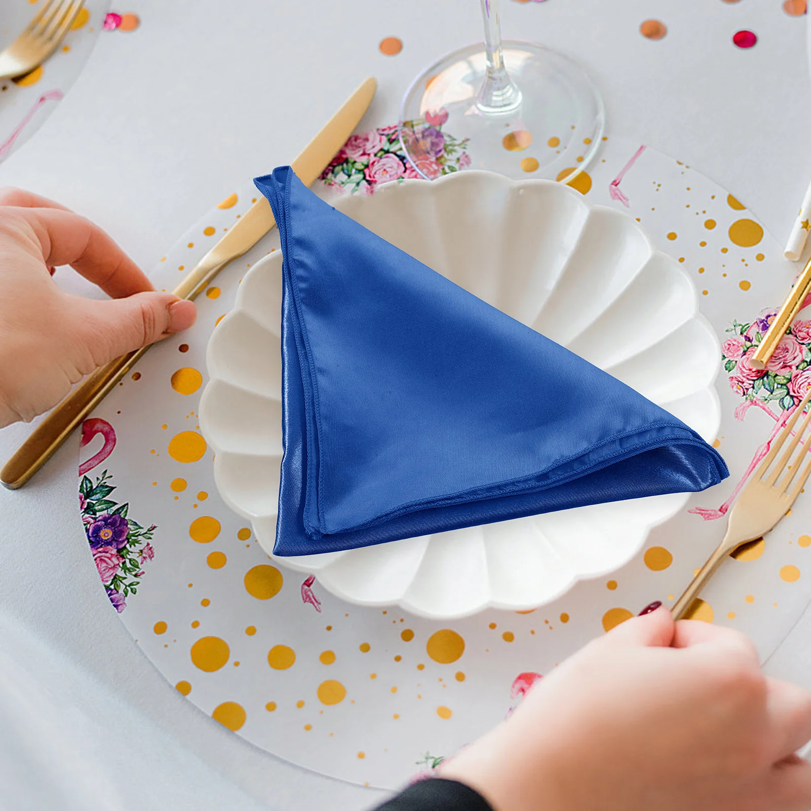 

8 Pcs Cloth Napkin Wedding Napkins Table Dinner Restaurant Towel Banquet