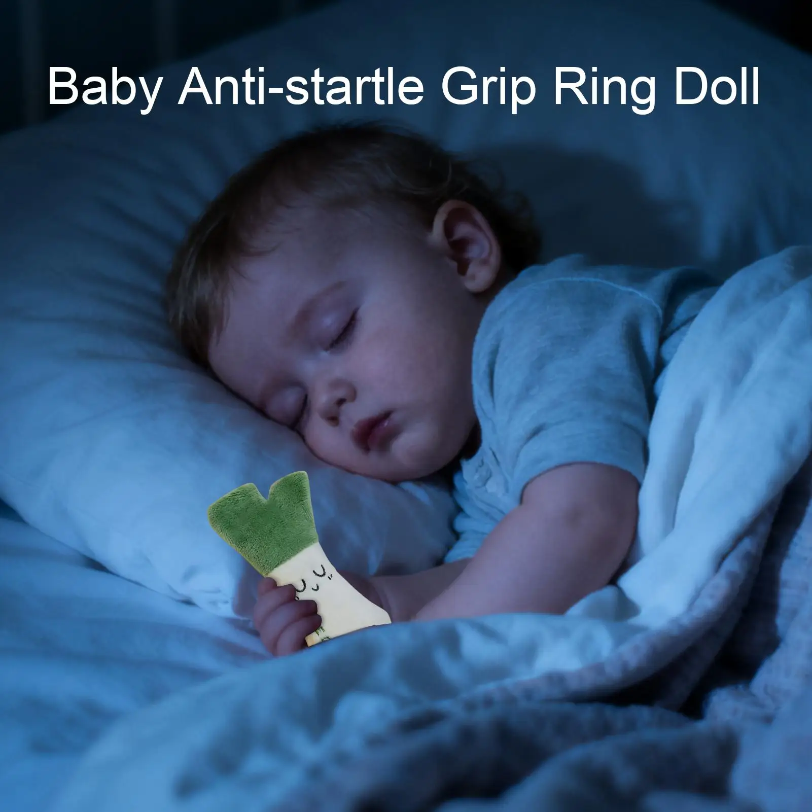 Baby Soothing Toys For Sleep Educational Sensory Doll Toddler Cute Teether Soothing Doll For Boys Girls Parents Home Bedroom