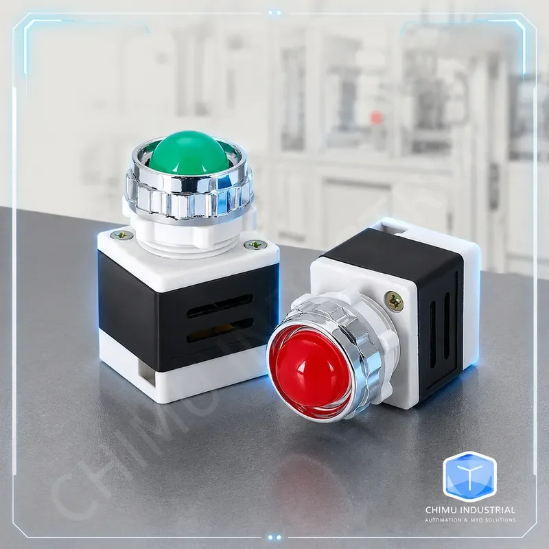 【CHIMU INDUSTRIAL】 LED Indicator Light AD11-25/40-1G 24V AC220V 380V Red Green Yellow Power Signal Lamp Device Status