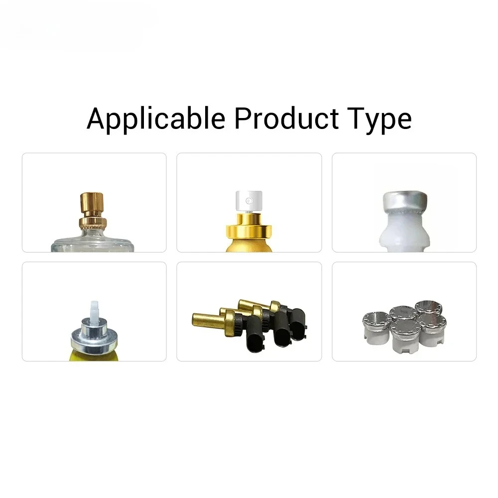 Compact Desktop Manual Crimping Machine 2-in-1 15mm Collar Press for Perfume Bottles Easy to Operate