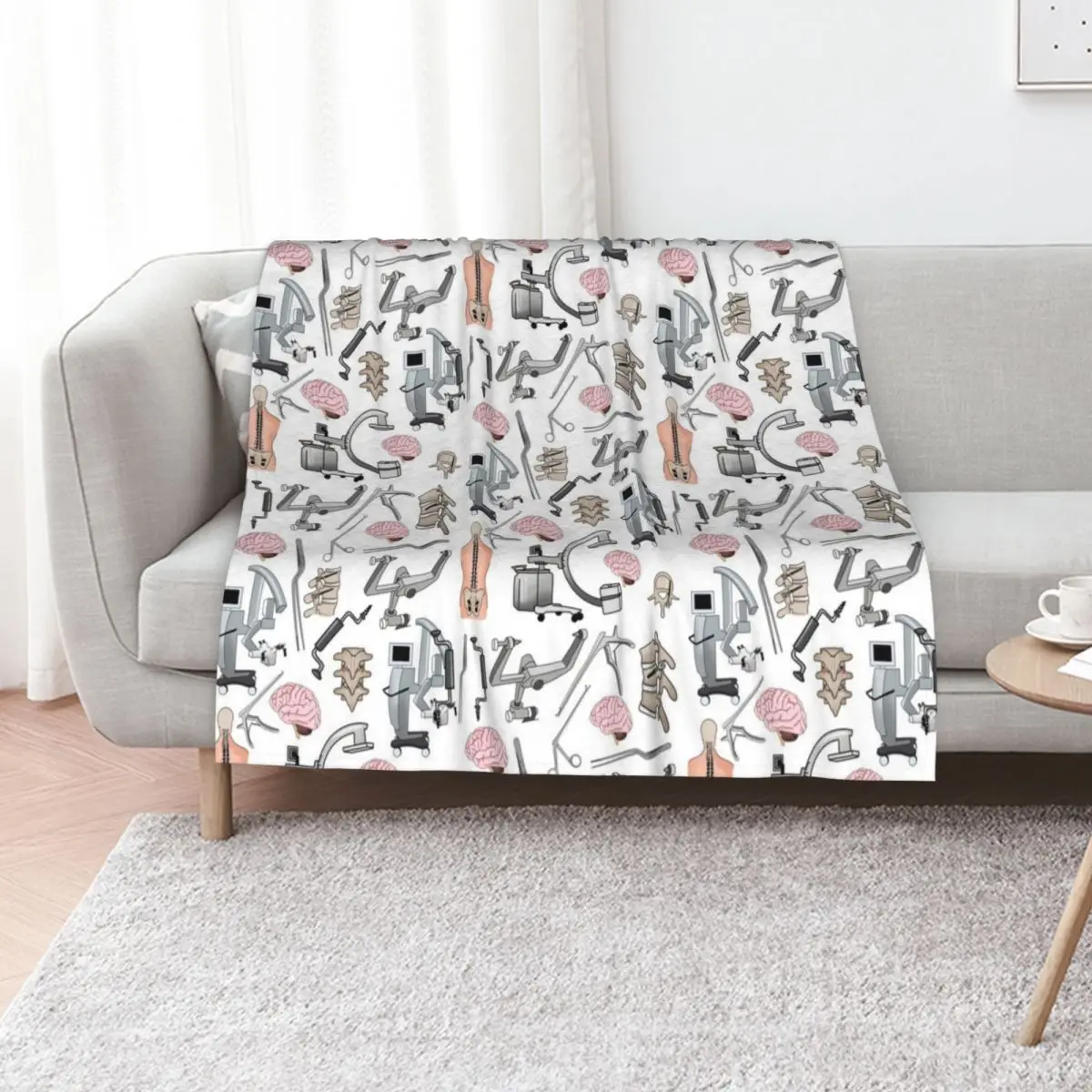 neurosurgery Throw Blanket Giant Sofa Blankets For Baby Soft Plaid Camping Decorative Beds Bed covers Blankets