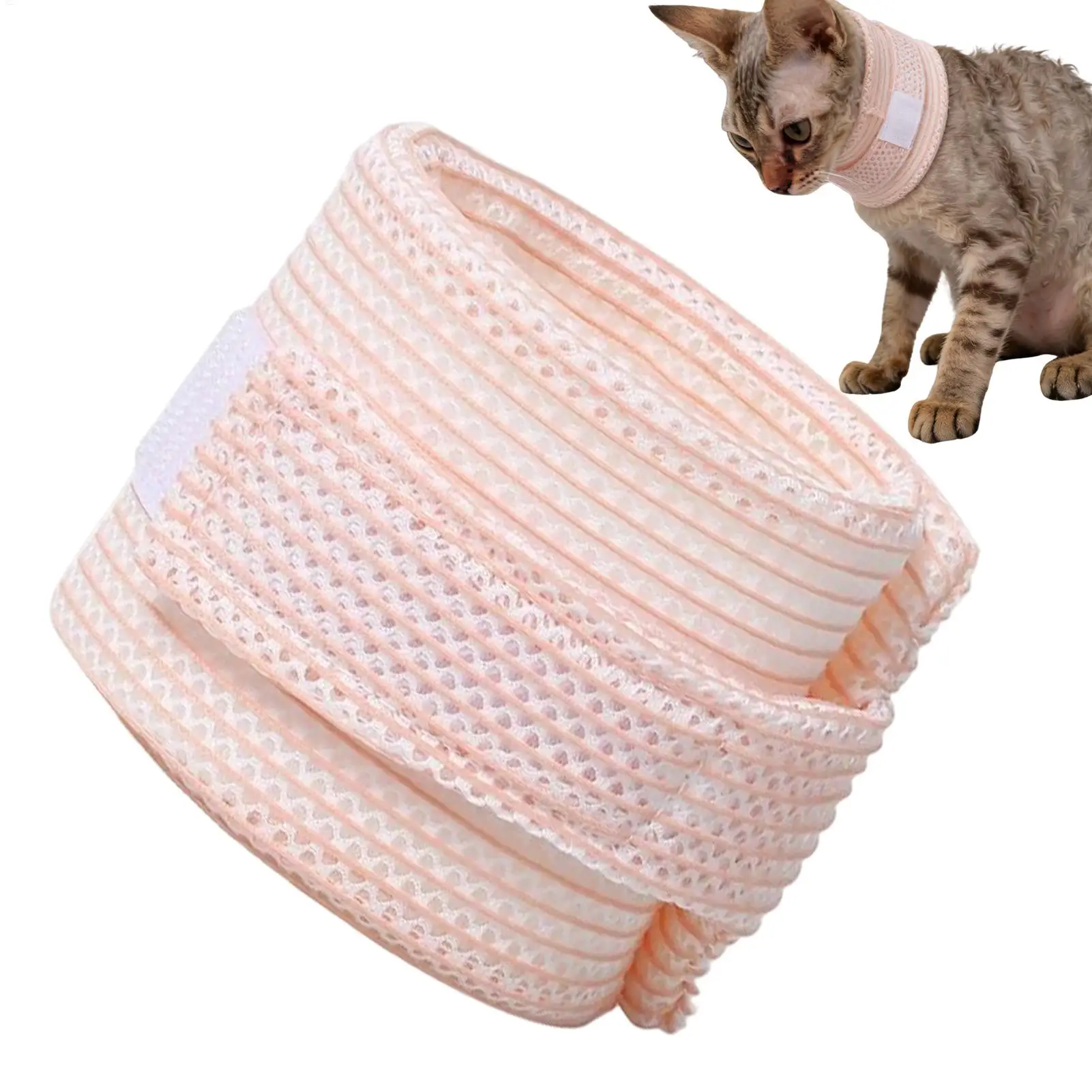 Dog Cat Neck Brace Cover Breathable Comfortable Anti-Scratch Pet Neck Protective Collar Adjustable Soft Cushion Cervical Cone view 5