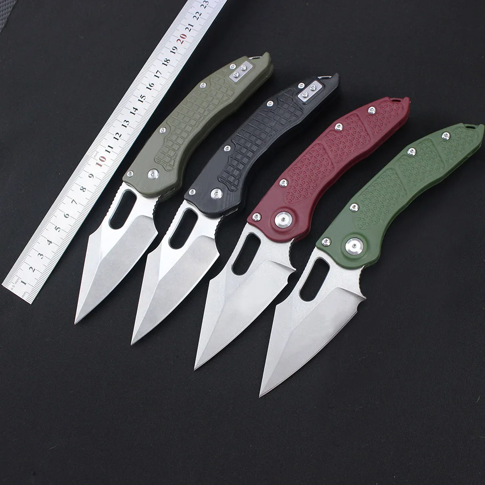 

MICRO Stitch Folding Pokcet Knife M390 Blade G10 Handle Outdoor Survival Camping Hunting Knives CNC High Hardness EDC Tool Knife