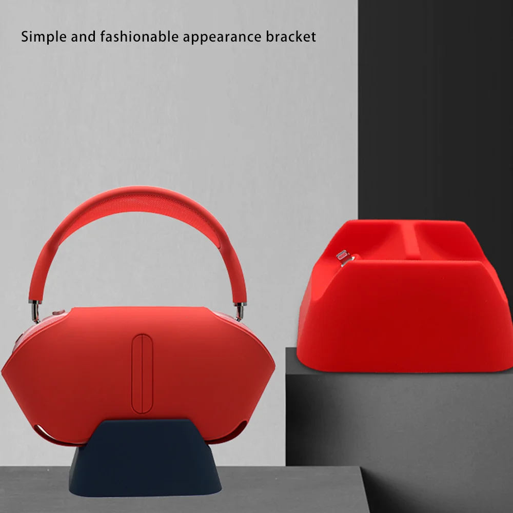 Geeignet für Airpods Max Headset Lade basis Silikonst änder geeignet für Apple Bluetooth Headset-schwarz