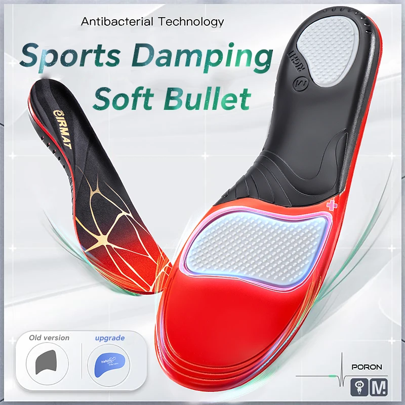 Premium 220+lbs Heavy Duty Arch Support Insoles for Feet PU Gel Shock Absorption Running Insole Wide Feet Work Boots Women Men image 2