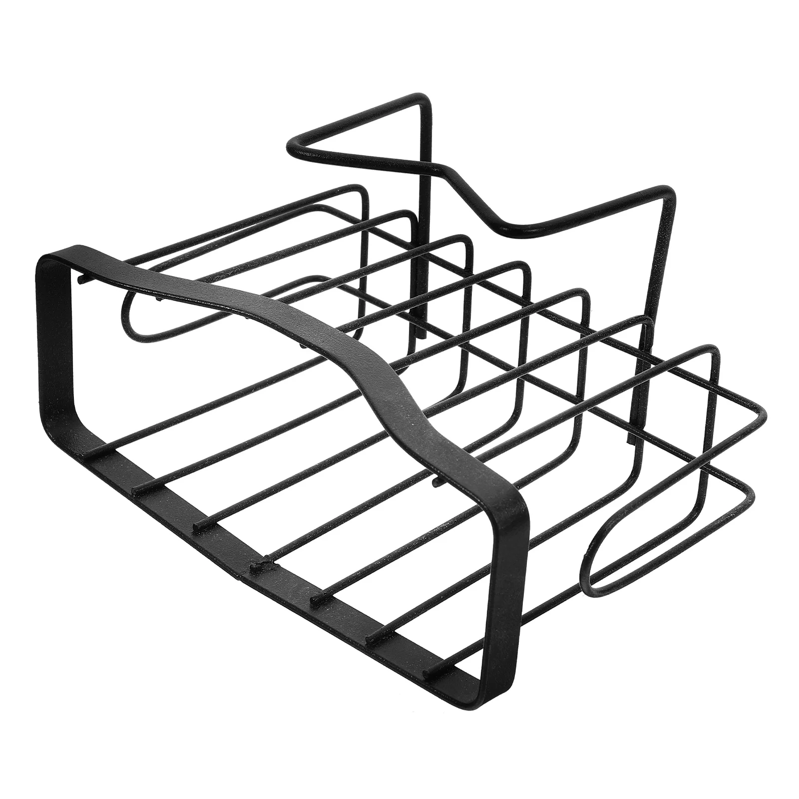 

Stainless Steel Organizer Sponge Holder Rack for Kitchen Black Small Size Dish Sponge Holder Drying Drainage Storage Shelf