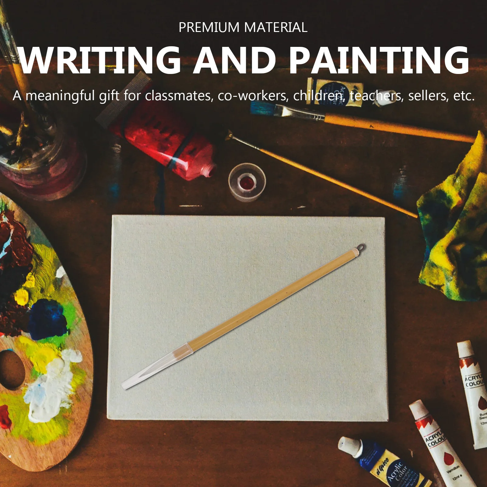 فرشاة الخط مادة ممتازة الكتابة السلسة لا تساقط للرسم بالألوان المائية رسم السكتة الدماغية قلم الطالب الفن