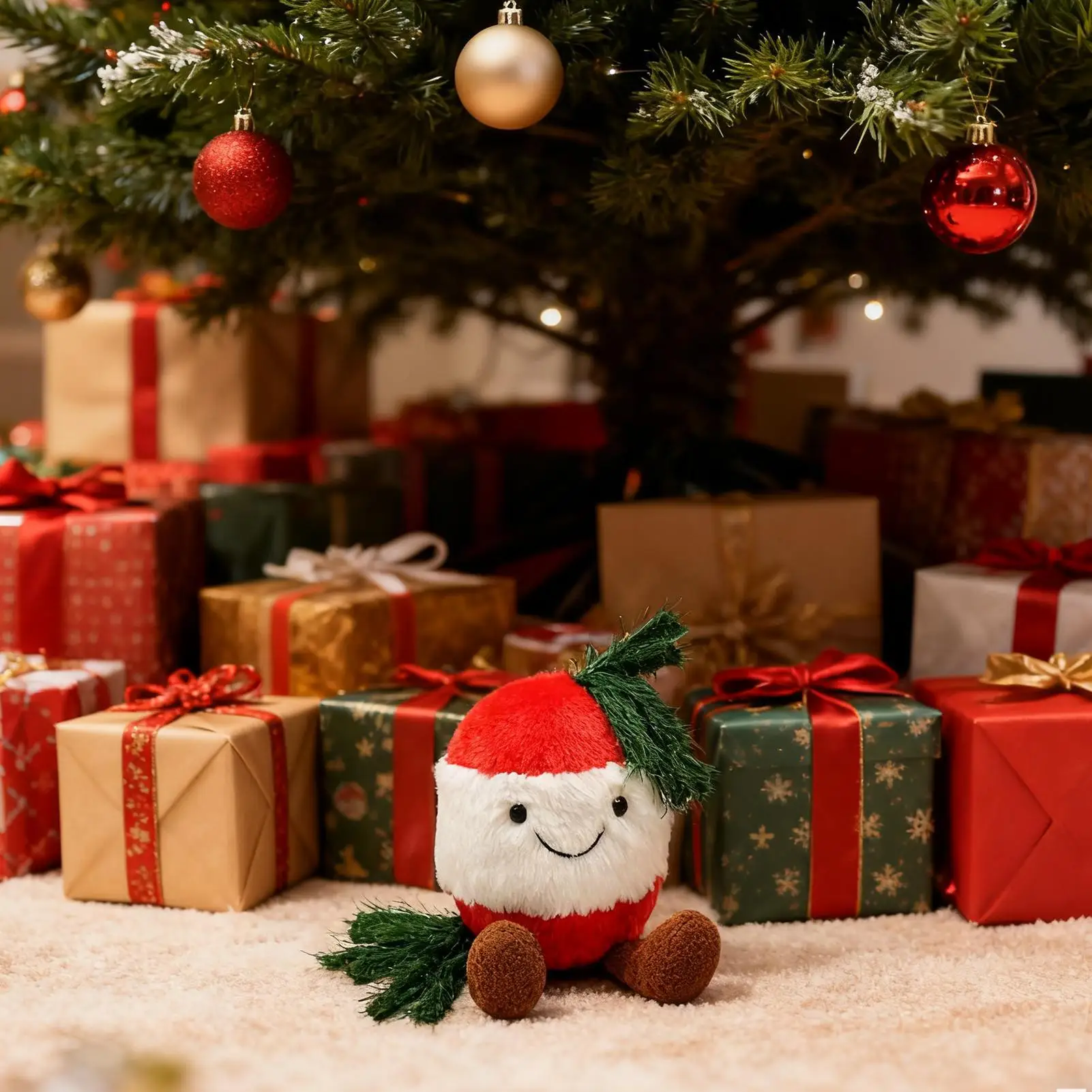 

Рождественский плюшевый мягкий праздничный обнимающийся колокольчик, чучело для домашнего стола, диван на день рождения для мальчиков и девочек, любителей друзей, фанатов