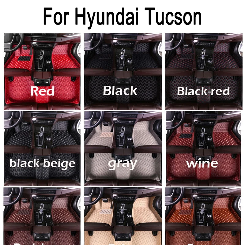 

Автомобильный коврик для Hyundai Tucson 2006, 2007, 2008, 2009, 2010, 2011, 2012, 2013, 2014, аксессуары для интерьера