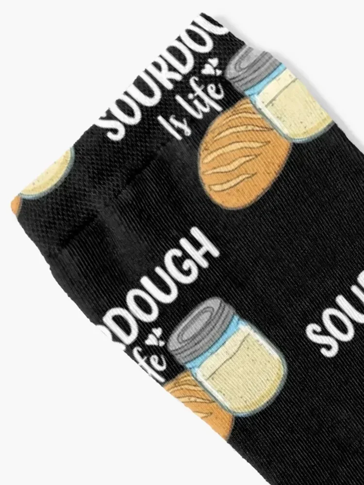 Sourdough Baker Sourdough Is Life Bread Baker design Socks hockey sheer cool Designer Man Socks Women's