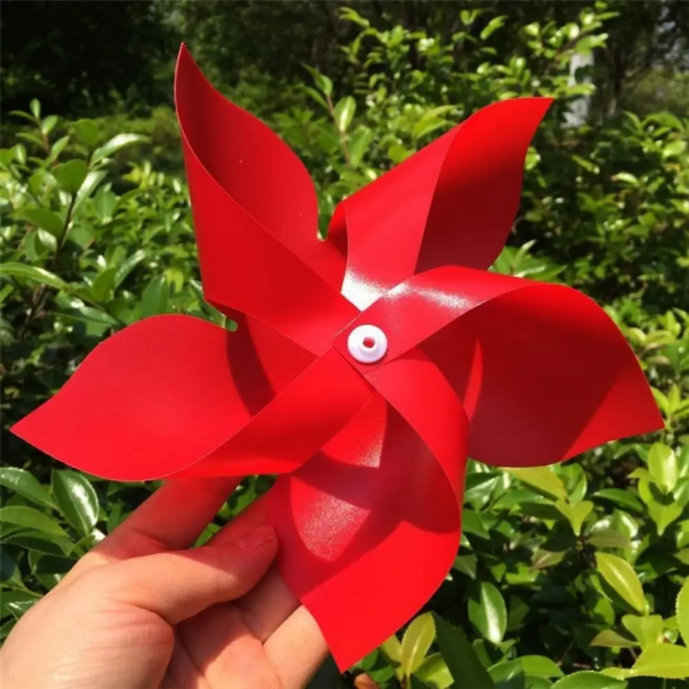 10 pz/set con Corde di Corda Arco Colorato Corridoio Mulino A Vento di Colore Solido di Plastica A Righe Sospensione Circolare Mulino A Vento Fatto A Mano