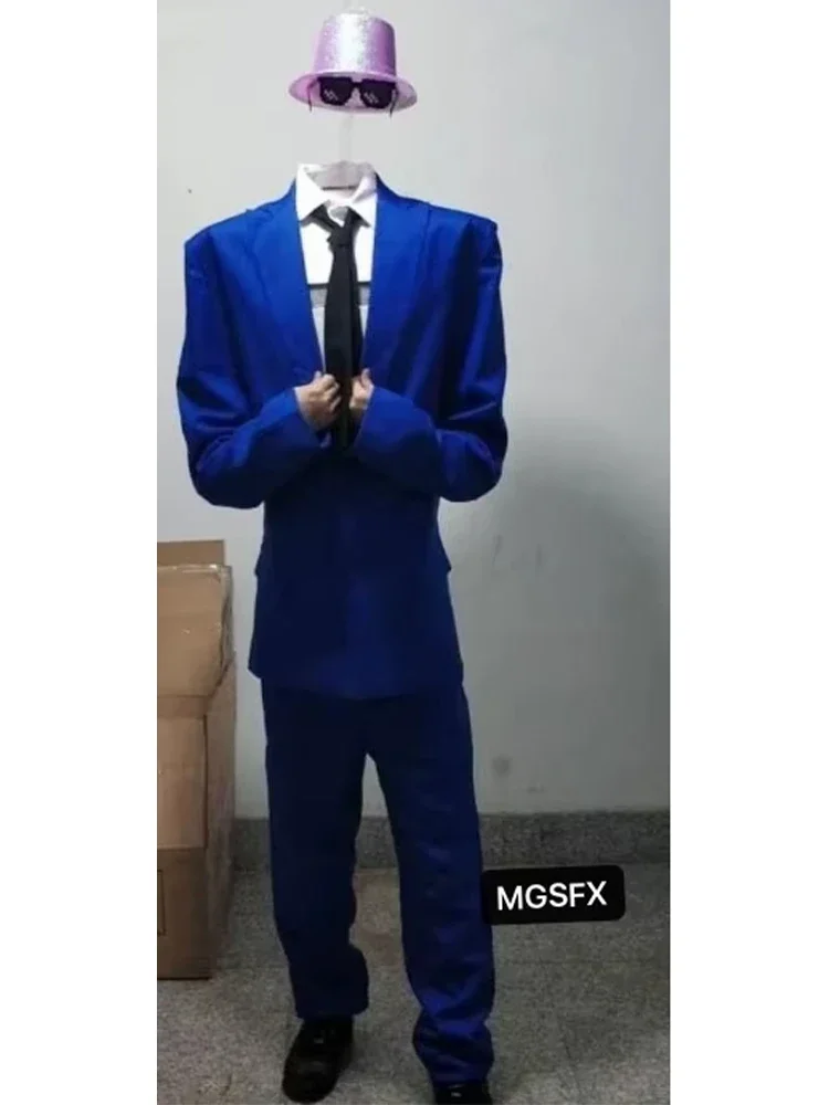ノーヘッド男性衣装特別なパフォーマンススーツ大人のナイトクラブダンスドレスステージ小道具ショーコスプレ人形衣装