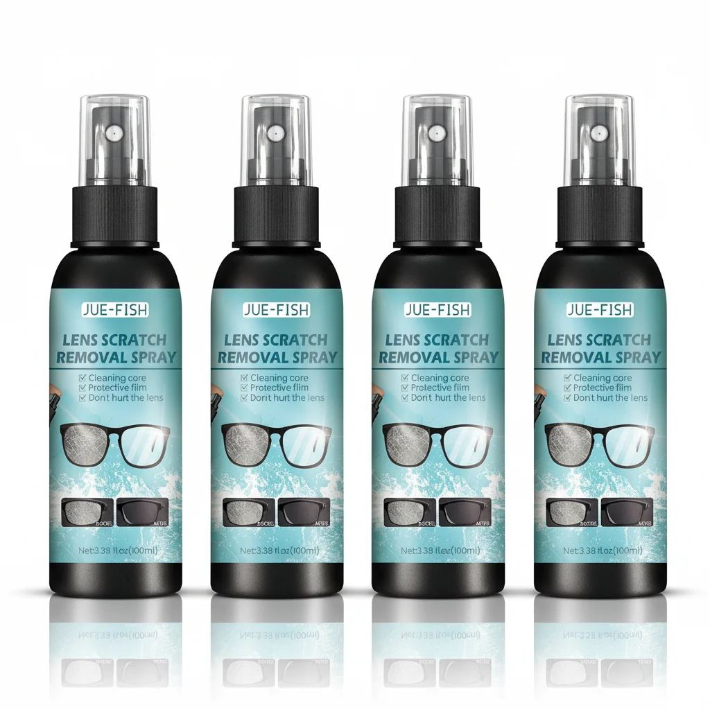 100ml Glasses Lens Cleaner Repairs Small Scratches & Abrasions Effectively Cleans Surface Dirt Restores Lens Smoothness