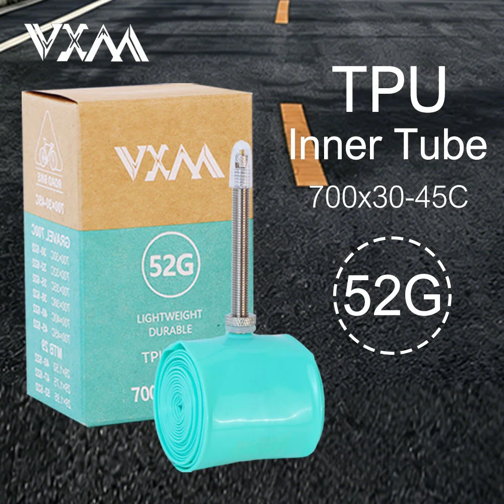 TPU Road Bicycle Inner Tube 700c French Valve Ultralight Bike Tire for Mountain Gravel Cycling 700C 700 30 32 35 38 40 45 C view 2