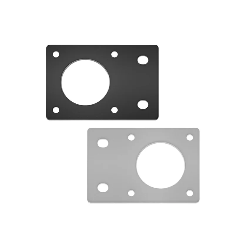 1/2pcs 42-step motor parts Fixing plate Mounting bracket Aluminum plate bracket Compatible with 2020 2040 aluminum profiles