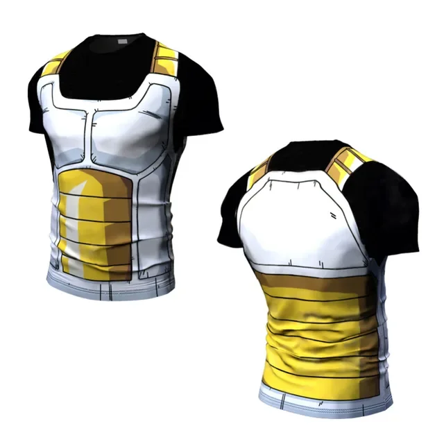 2026 Summer Dragon Ball Retro Cosplay T-shirt Men's Oversized 3D Printed Short-sleeved Family Unisex Children's Sports Shirt