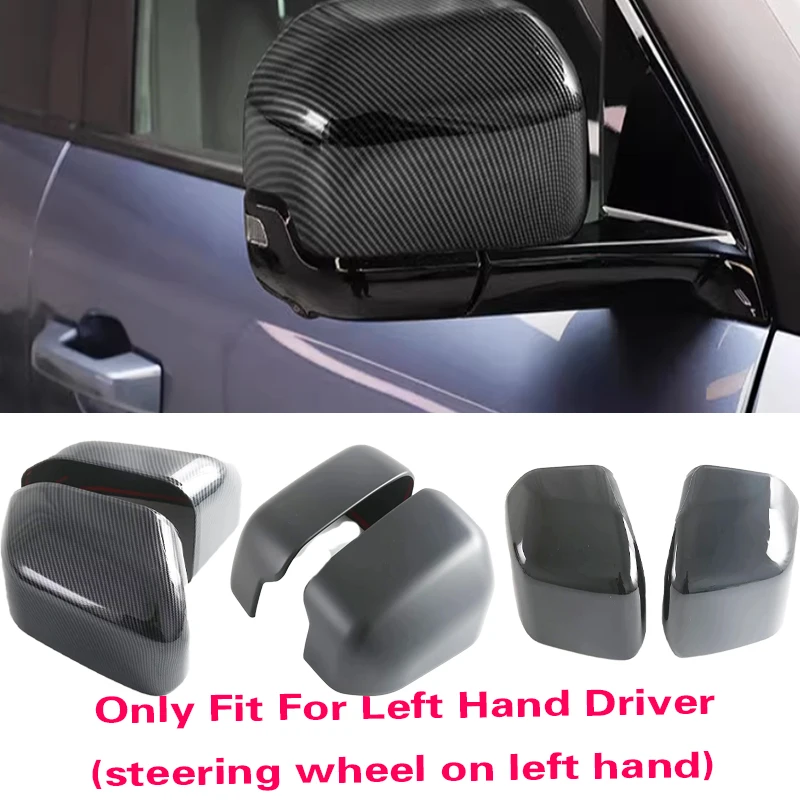 

LHD For BYD SHARK 6 2024 2025 ABS Black Rearview Mirror Cover Side Mirror Sticker Protector Trim Styling Car Accessories