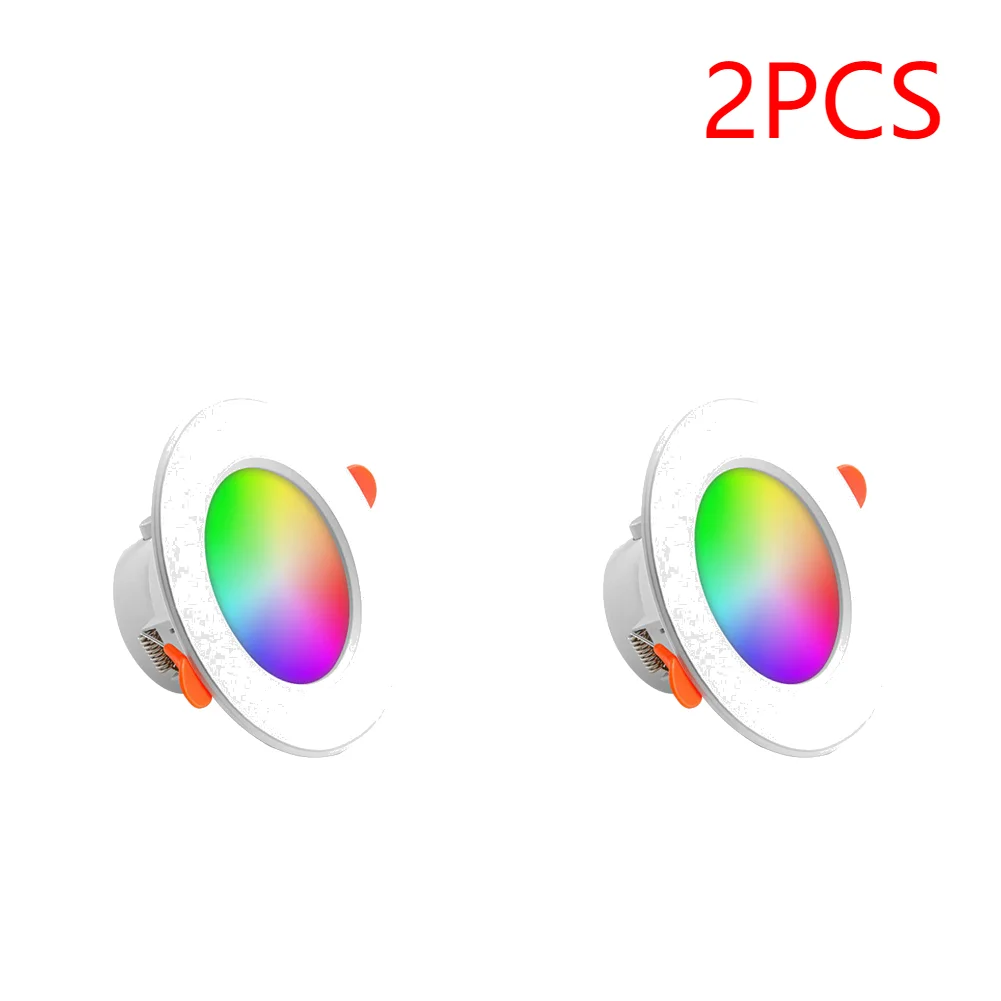 10W Smart LED Downlight Bluetooth-plafondlamp Afstandsbediening RGB-kleurveranderende plafondlamp voor Alexa Google Home