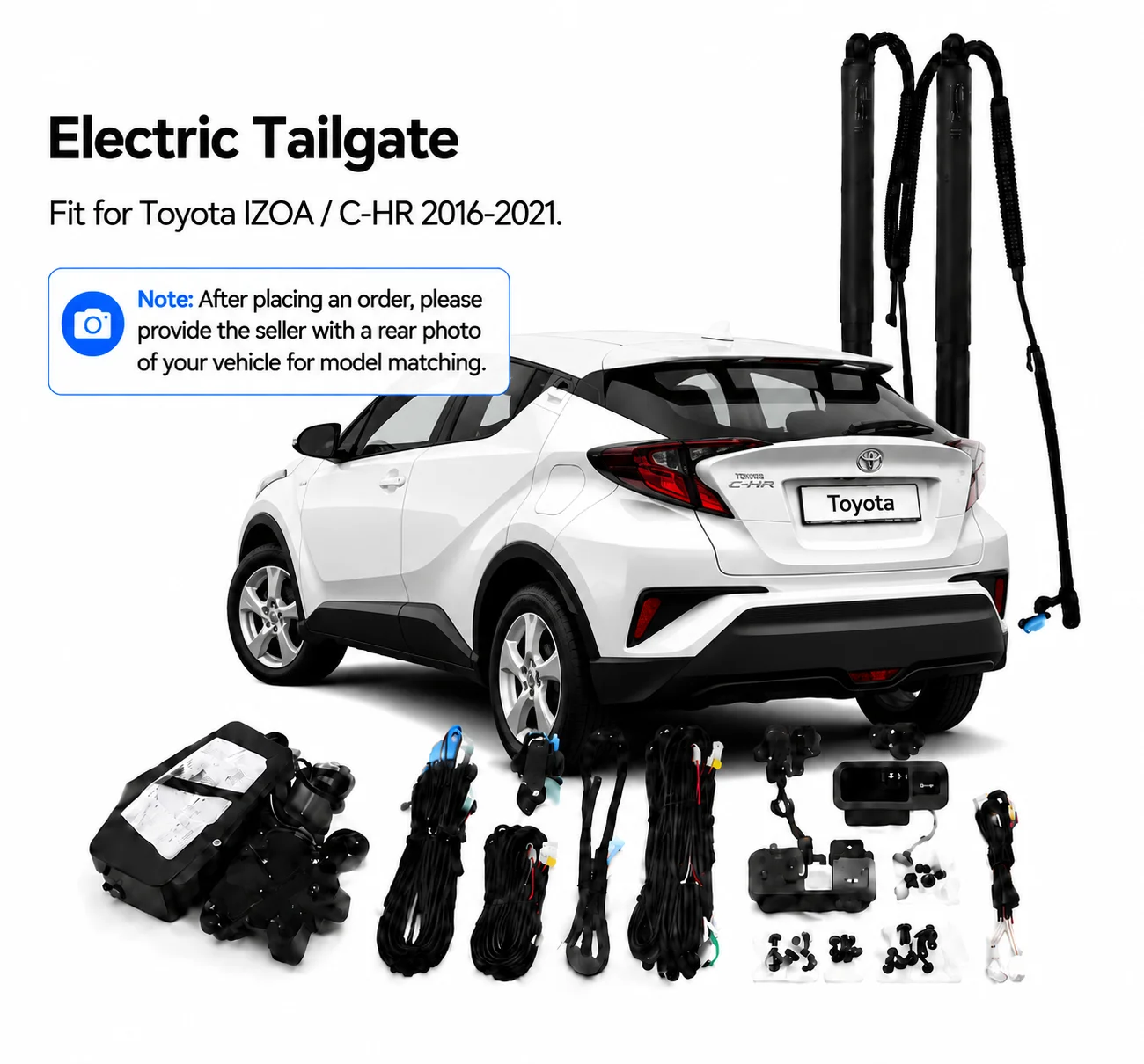 Power Electric Tailgate Kit Auto Rear Trunk Lift Retrofit Kit For Toyota IZOA / C‑HR 2016‑2021 Car Modification Accessories
