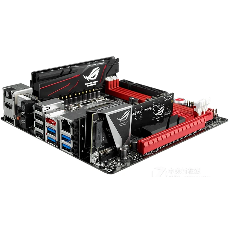 Carte mère Overclocking Desktop, Maximus VI Impact M6i MINI ITX, LGA 1150, DDR3, 16 Go, Intel Z87, SATA III, USB 3.0