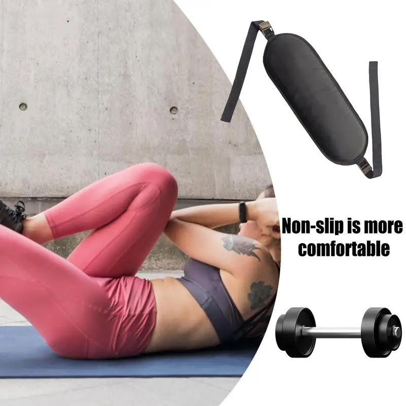 

Hip Bridge Belt Dumbbell Glute Bridge Weight Belt Non-Slip Padding Band Attachment For Gym Exercise Training Powerlifting Squat