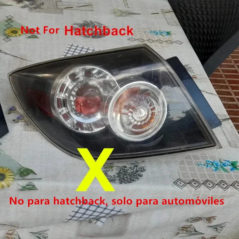 Hoping LED Rear Tail Light For MAZDA 3 Sedan 4 Doors 2007 2008 2009 Rear Grille Tail Brake Stop Warming Lamp Tail Lamp