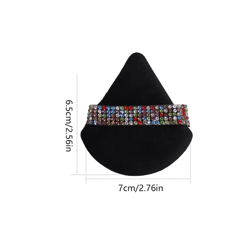 الماس مثلث مسحوق نفخة الإسفنج المخملية مثلث مسحوق نفخة تجميل الوجه لينة السلس الوجه ماكياج أداة ماكياج الإسفنج جديد