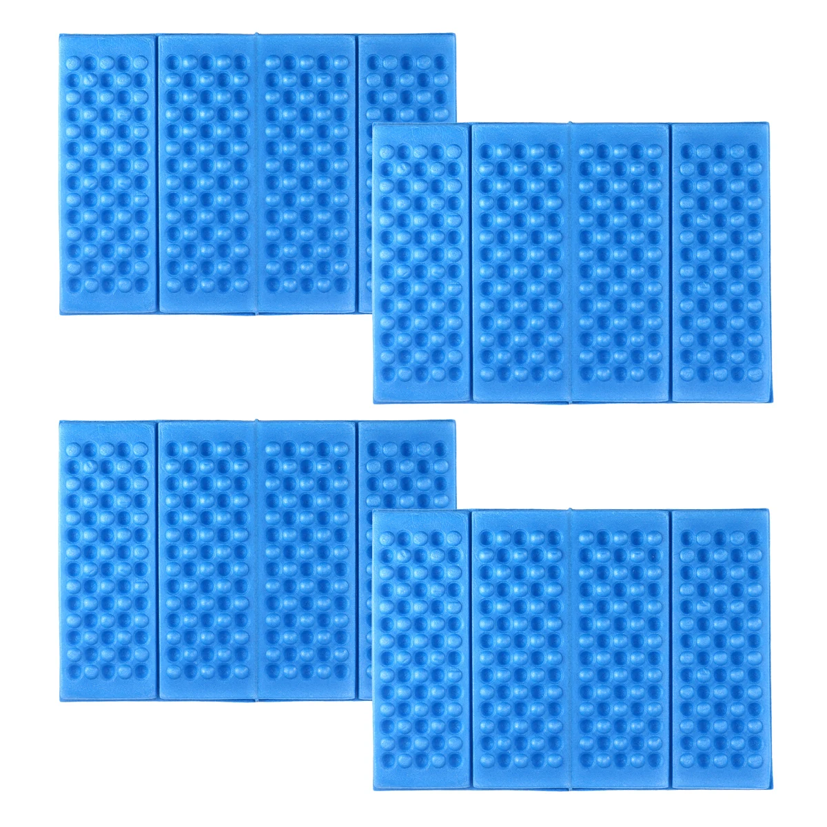 

4pcs Waterproof Folding Xpe Cushion Mat Ultra Lightweight Heat Resistant Seat For Camping Picnic Park Outdoor Activities Blue